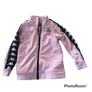 Pink girls kappa coat